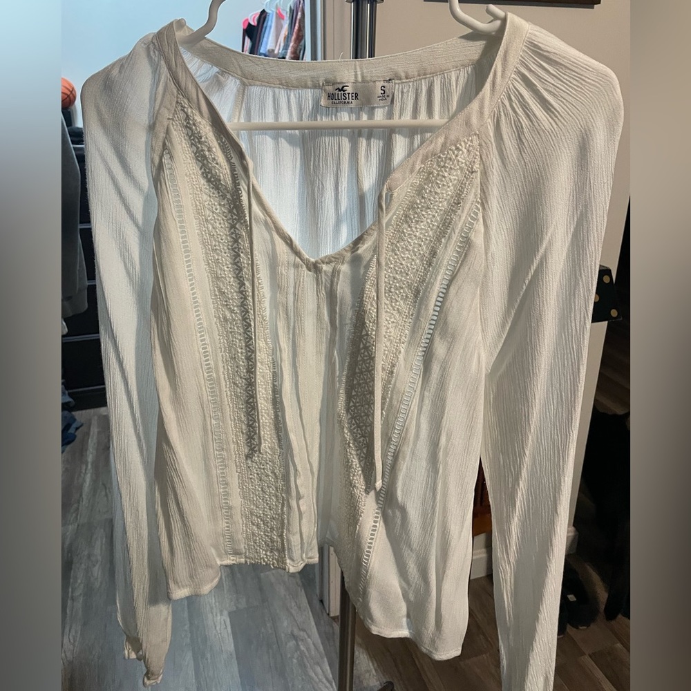 Hollister long-sleeve blouse. Size S.